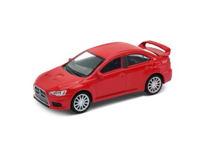 Welly Mitsubishi Lancer EVO 1:34 červené