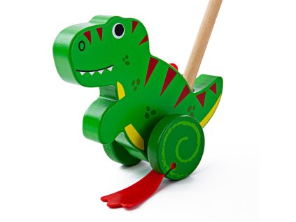Bigjigs Baby Dřevěný jezdík T. rex