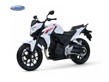 Welly - Motocykl Honda CB500F model 1:10 bílá
