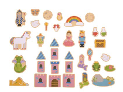 Bigjigs Toys Magnetky pohádkové