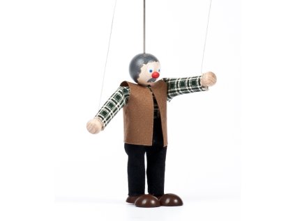 Gerlich Dřevěná loutka Dědeček Lojza