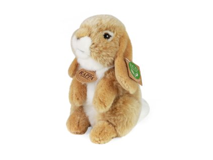Rappa Plyšový králík béžový stojící 18 cm ECO-FRIENDLY