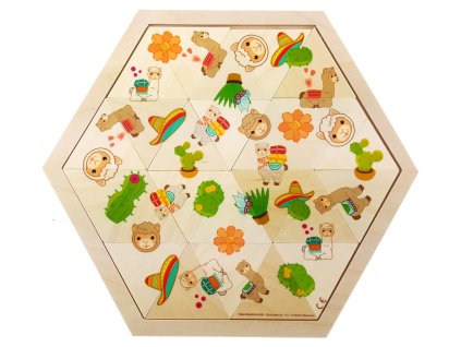 Hess Puzzle mozaika Lama 24 dílků