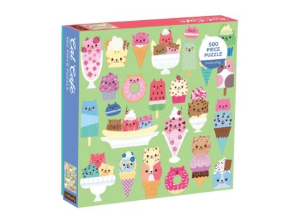 Mudpuppy Puzzle Kočičí cukrárna 500 dílků