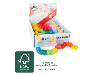 small foot Ohebná housenka malá 1 ks