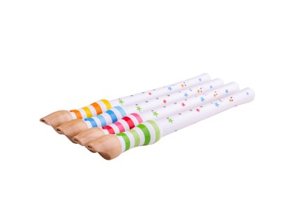 Bigjigs Toys Dřevěná flétna 1ks růžová