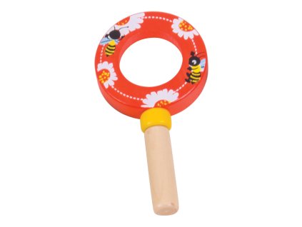 Bigjigs Toys minilupa 1ks  oranžová