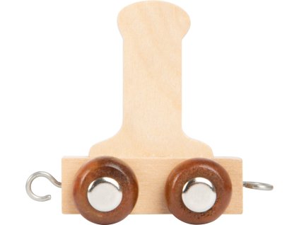 small foot Dřevěný vláček vláčkodráhy abeceda písmeno I