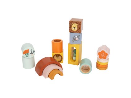 small foot Smyslové kostky Safari