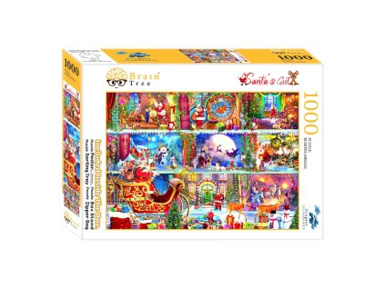 Brain Tree Puzzle Santovy dárky 1000 dílků
