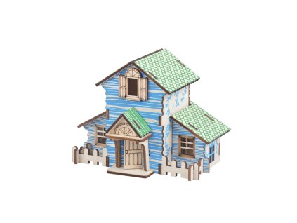 Woodcraft Dřevěné 3D puzzle Lesní chata