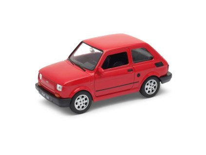 Welly Fiat 126 Maluch 1:34  tmavě modrá
