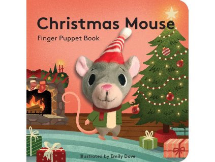 Chronicle Books Maňásková knížka Vánoční myš