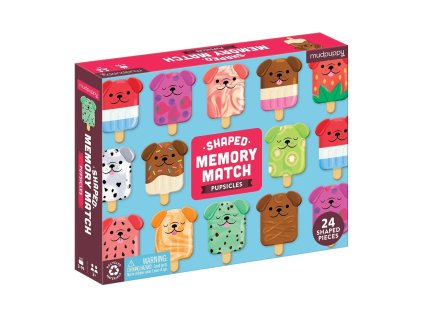 Mudpuppy Dřevěné pexeso pejsci
