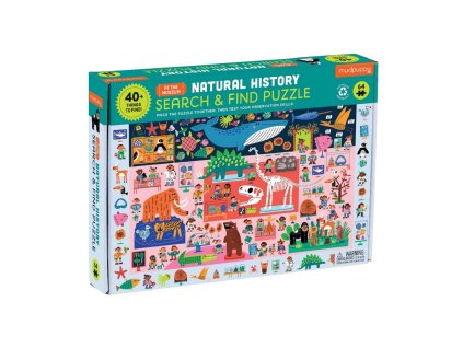 Mudpuppy Puzzle skládej a hledej "Přírodovědné muzeum" 64 dílů