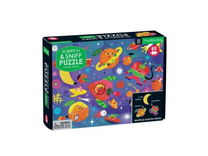 Mudpuppy Puzzle Vesmírné ovoce s vůní 60 dílků