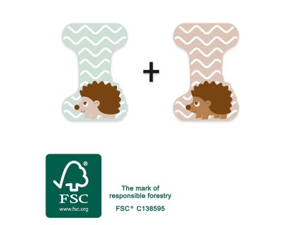 small foot Dřevěné písmeno I