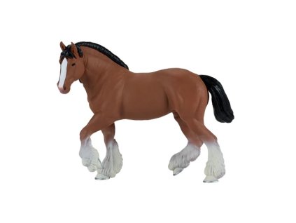 Mojo Clydesdalský kůň hnědý