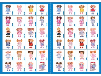 2Kids Toys Papírové pexeso panenky