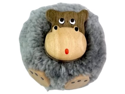 2Kids Toys Dřevěná magnetka velká pompon Hroch