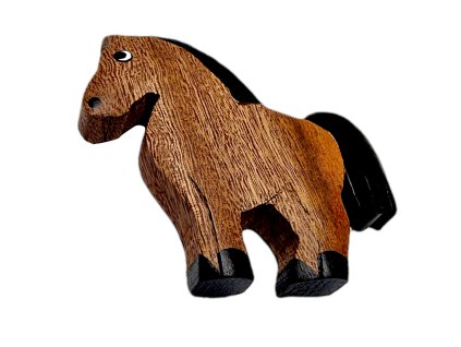 2Kids Toys Dřevěná magnetka velká Kůň