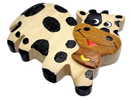 2Kids Toys Dřevěná magnetka velká Kráva