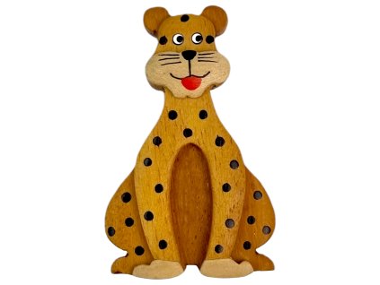 2Kids Toys Dřevěná magnetka velká Leopard