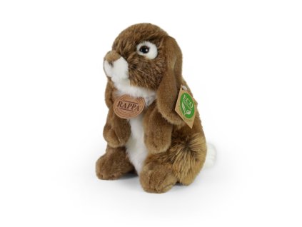 Plyšový králík hnědý stojící 18 cm ECO-FRIENDLY