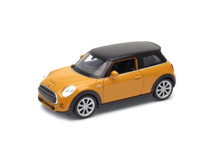 Welly - New Mini Hatch model 1:34 oranžový