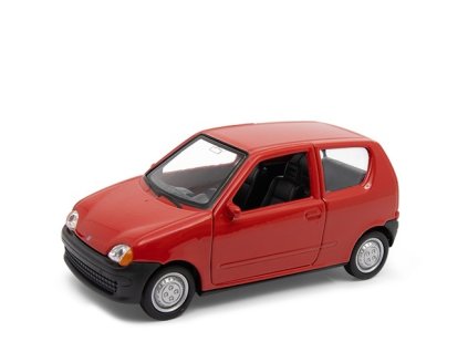 Welly Fiat Seicento 1:34 stříbrný