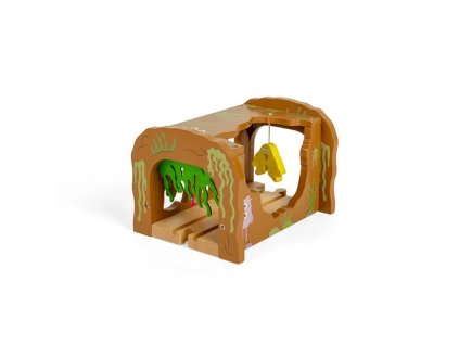 Bigjigs Rail Dřevěný tunel Příšerky