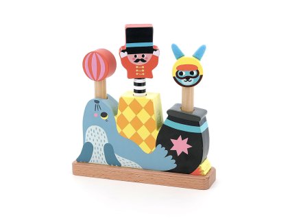 Vilac Dřevěná vystřelovací hra Cirkus