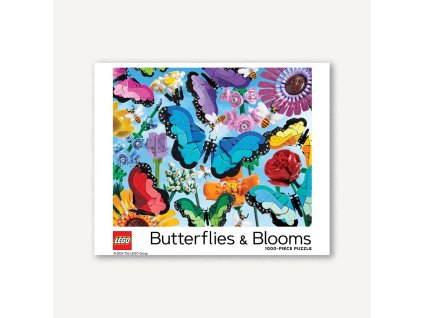 Chronicle Books Puzzle LEGO® Motýli a květiny 1000 dílků