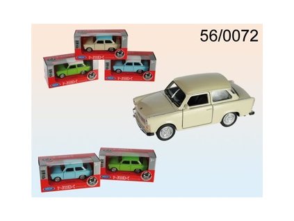 Welly - Trabant 601 1:34 s bílou střechou