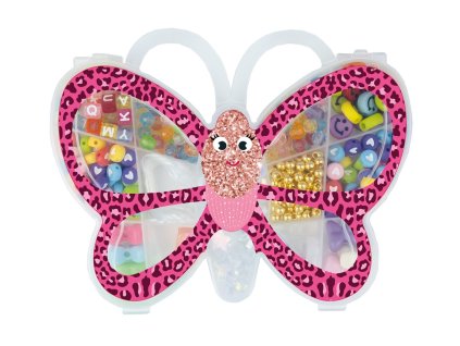 Lena Navlékací korálky plastové Motýl