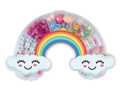 Lena Navlékací korálky plastové Duha