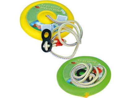 Houpačka Jojo kruh na zavěšení 27cm kulatá nosnost 50kg 3 barvy plast