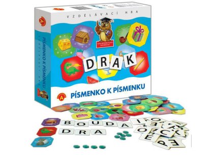 ALEXANDER Hra PÍSMENKO K PÍSMENKU v krabici *SPOLEČENSKÉ HRY*
