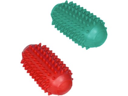 Válec masážní reflexní 13cm stimulační ježek s bodlinkami 2 barvy plast