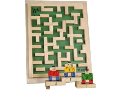 WALACHIA Bludiště W52 Creative Kit DŘEVĚNÁ STAVEBNICE