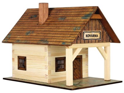 WALACHIA Kovárna W08 Hobby Kit DŘEVĚNÁ STAVEBNICE