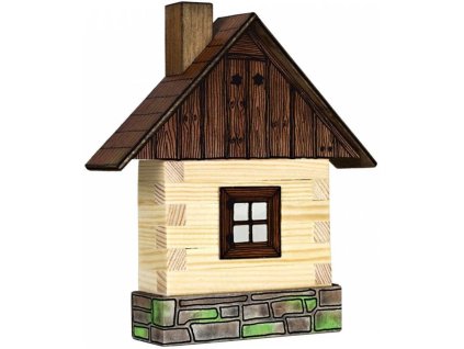 WALACHIA Chaloupka roubená na zeď W01C Hobby Kit DŘEVĚNÁ STAVEBNICE