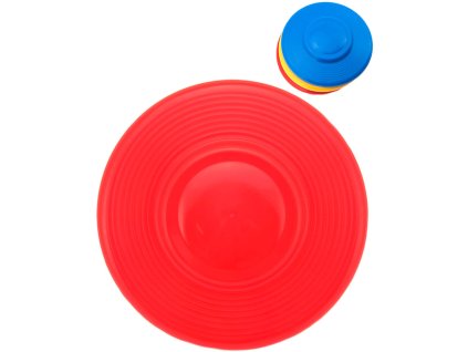 LORI 206 Baby létající talíř 23cm barevný disk UFO 3 barvy