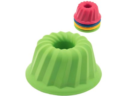 LORI 236 Baby bábovka kulatá 12x7cm na písek 4 barvy plast