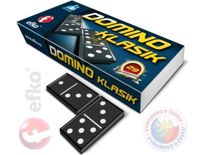 EFKO Hra Domino klasik 28 kamenů plast *SPOLEČENSKÉ HRY*