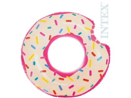 INTEX Kruh plavací donut růžový 107cm nafukovací dětské kolo do vody 56265