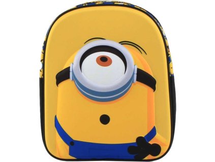 Bathoh dětský Mimoňové (Minions) 25x31x10cm na záda žlutomodrý