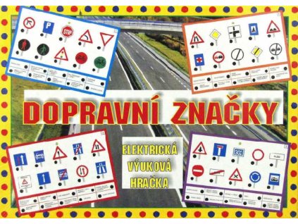 SVOBODA VOLTÍK Hra Dopravní značky elektronická vědomostní na baterie Světlo