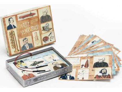 SVOBODA VOLTÍK Hra Naši vynálezci elektronická vědomostní na baterie Světlo