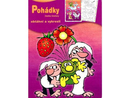 AKIM Omalovánky Obtáhni a vykresli Pohádky Zdeněk Smetana